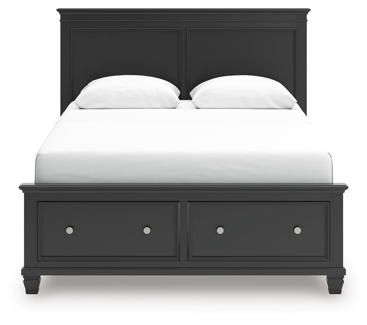 Lanolee  Panel Storage Bed, Dresser, Mirror And Nightstand