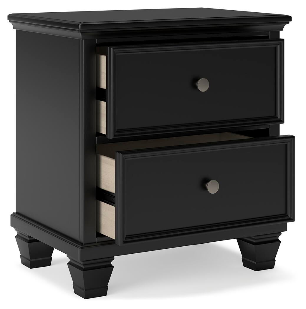 Lanolee  Panel Storage Bed, Dresser, Mirror And Nightstand