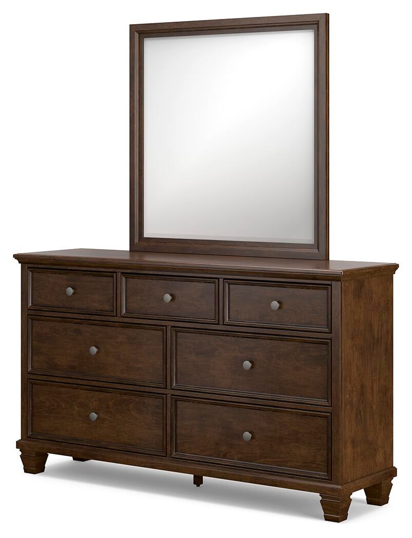 Danabrin  Panel Storage Bed, Dresser, Mirror And Nightstand
