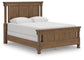 Rowlenstown  Poster Bed With Mirrored Dresser And Nightstand
