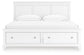 Fortman  Panel Storage Bed With Mirrored Dresser