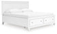 Fortman  Panel Storage Bed With Mirrored Dresser