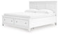 Fortman  Panel Storage Bed With Mirrored Dresser