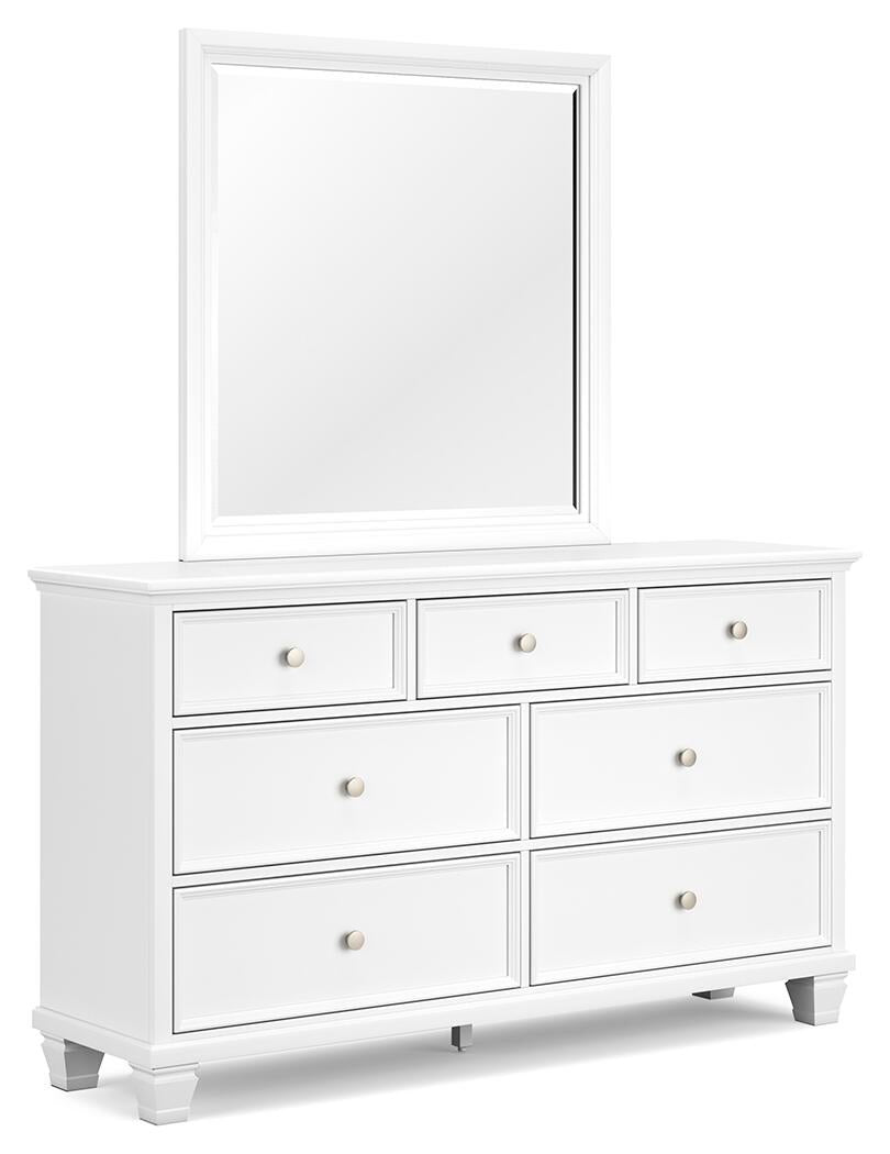 Fortman  Panel Storage Bed, Dresser, Mirror And Nightstand