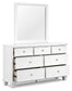 Fortman  Panel Storage Bed, Dresser, Mirror And Nightstand