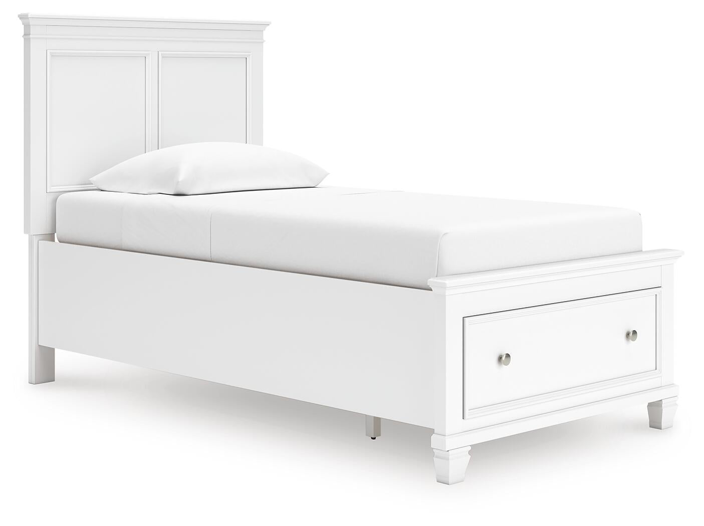 Fortman  Panel Storage Bed, Dresser, Mirror And Nightstand