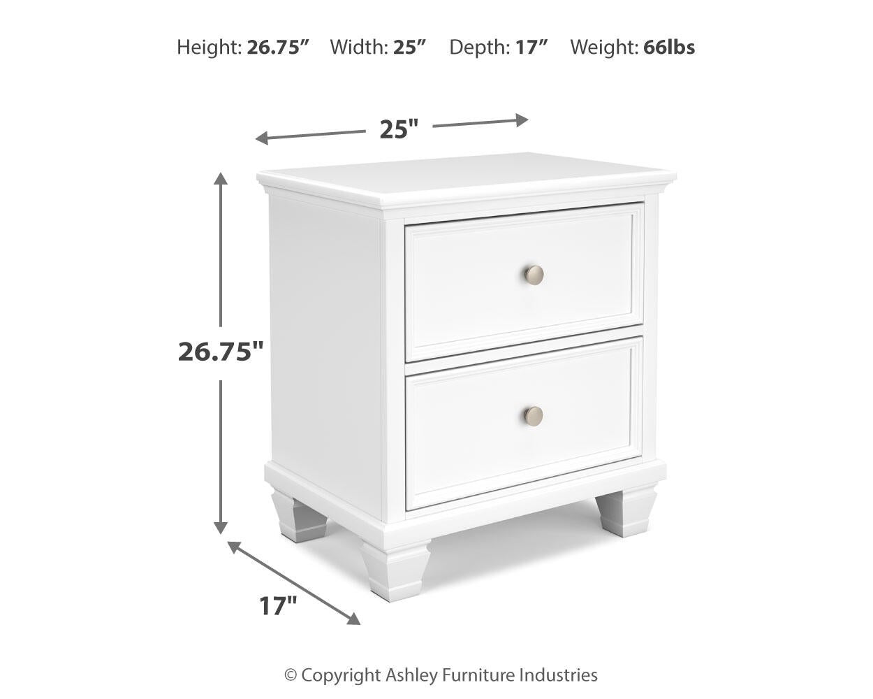 Fortman  Panel Storage Bed, Dresser, Mirror And Nightstand