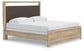Hollymount  Upholstered Panel Bed, Dresser, Mirror And Nightstand