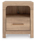 Hollymount  Upholstered Platform Bed, Dresser, Mirror And Nightstand
