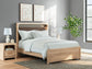 Hollymount  Upholstered Platform Bed, Dresser, Mirror And Nightstand