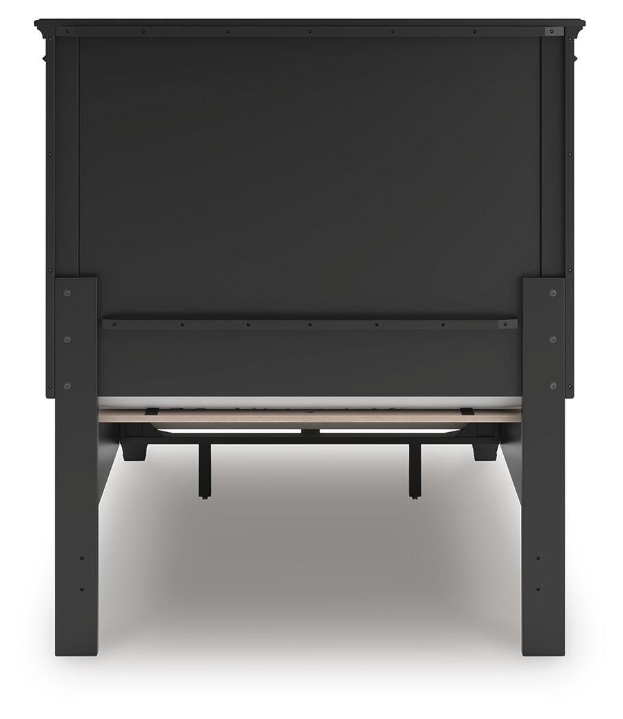 Lanolee  Panel Storage Bed, Dresser And Mirror