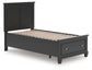 Lanolee  Panel Storage Bed, Dresser And Mirror