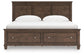 Danabrin  Panel Storage Bed, Dresser, Mirror And Nightstand