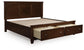 Danabrin  Panel Storage Bed, Dresser, Mirror And Nightstand