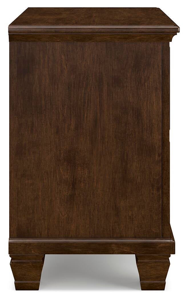Danabrin  Panel Storage Bed, Dresser, Mirror And Nightstand