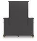 Rowlenstown California  Poster Bed With Mirrored Dresser
