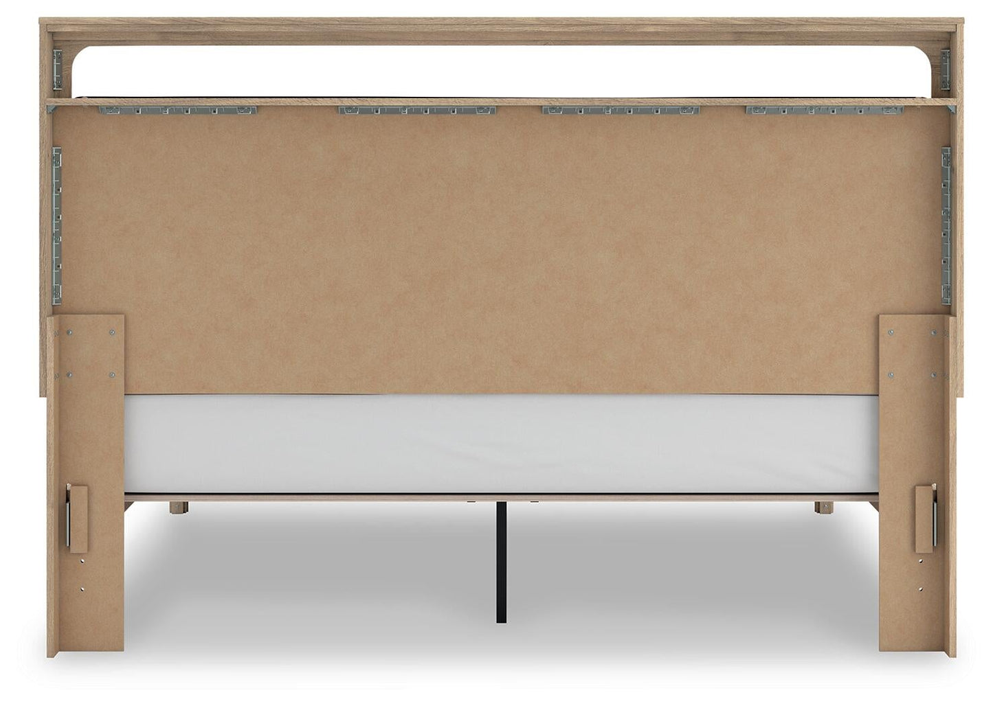 Kinlanni  Upholstered Platform Bed, Dresser, Mirror And Nightstand