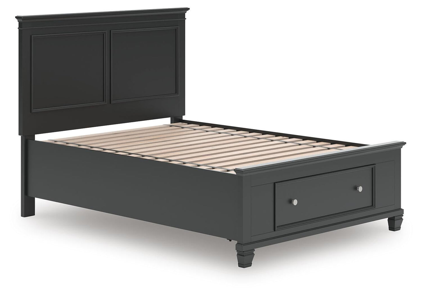 Lanolee  Panel Storage Bed, Dresser, Mirror And Nightstand
