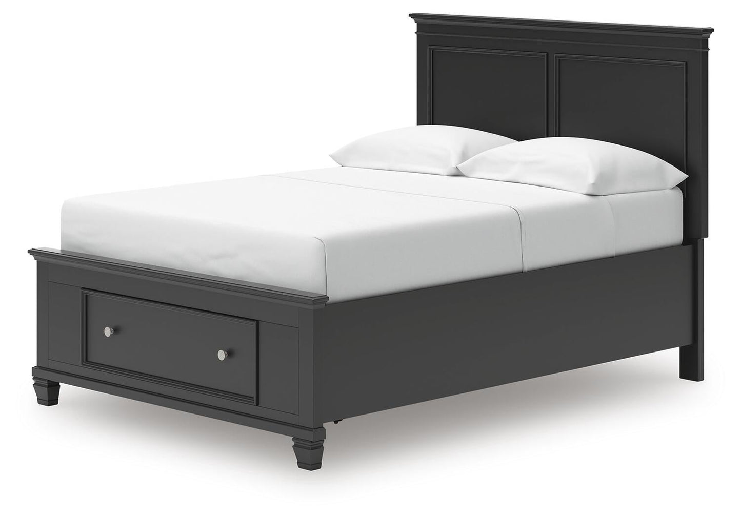 Lanolee  Panel Storage Bed, Dresser, Mirror And Nightstand