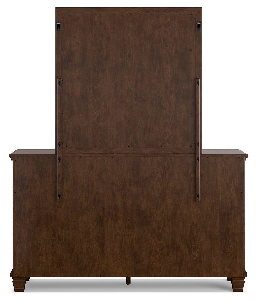 Danabrin  Panel Storage Bed, Dresser, Mirror And Nightstand