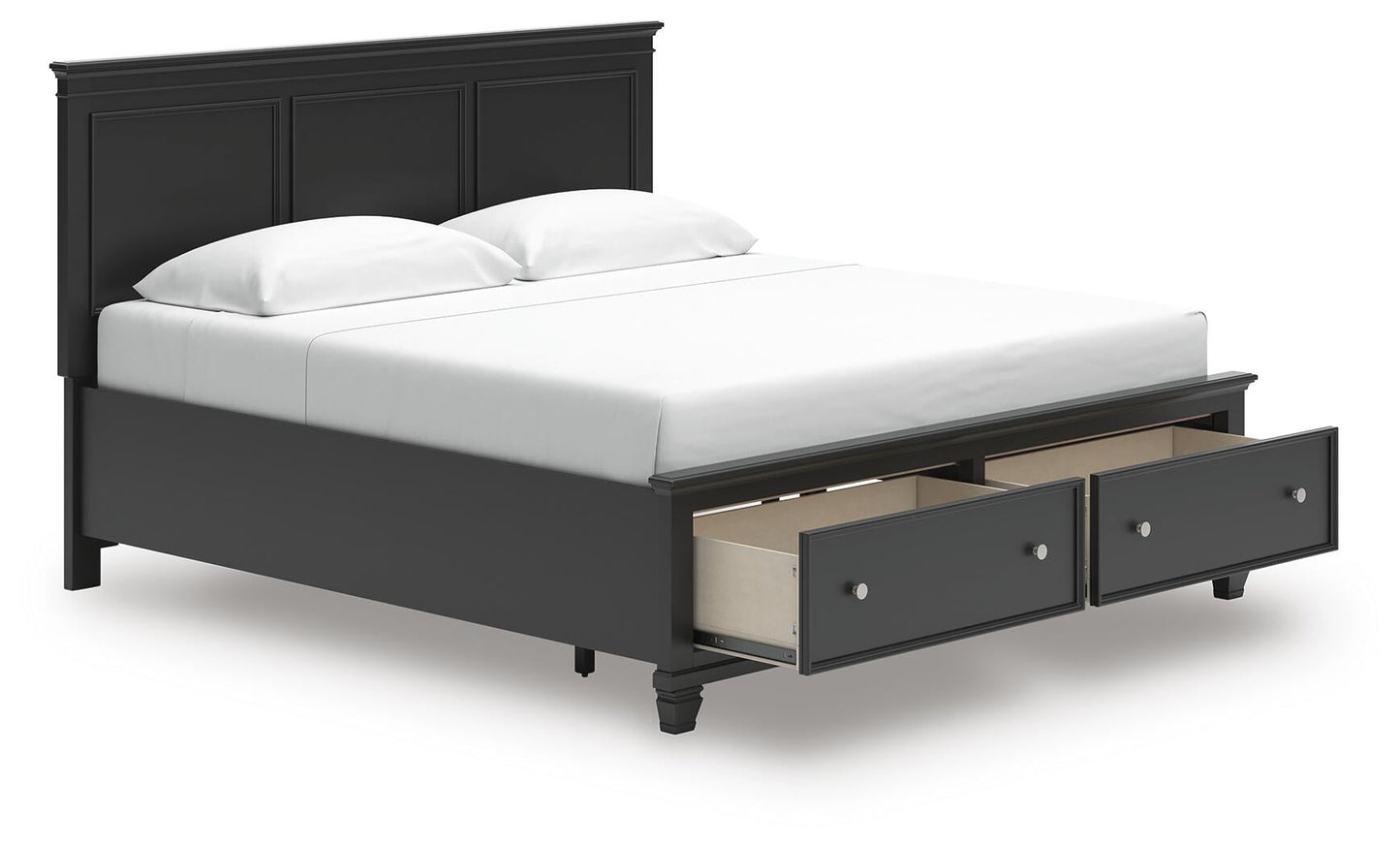 Lanolee  Panel Storage Bed, Dresser And Mirror