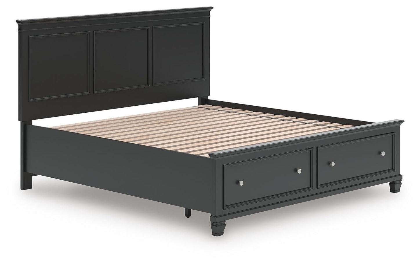 Lanolee  Panel Storage Bed, Dresser And Mirror
