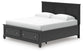 Lanolee  Panel Storage Bed, Dresser And Mirror