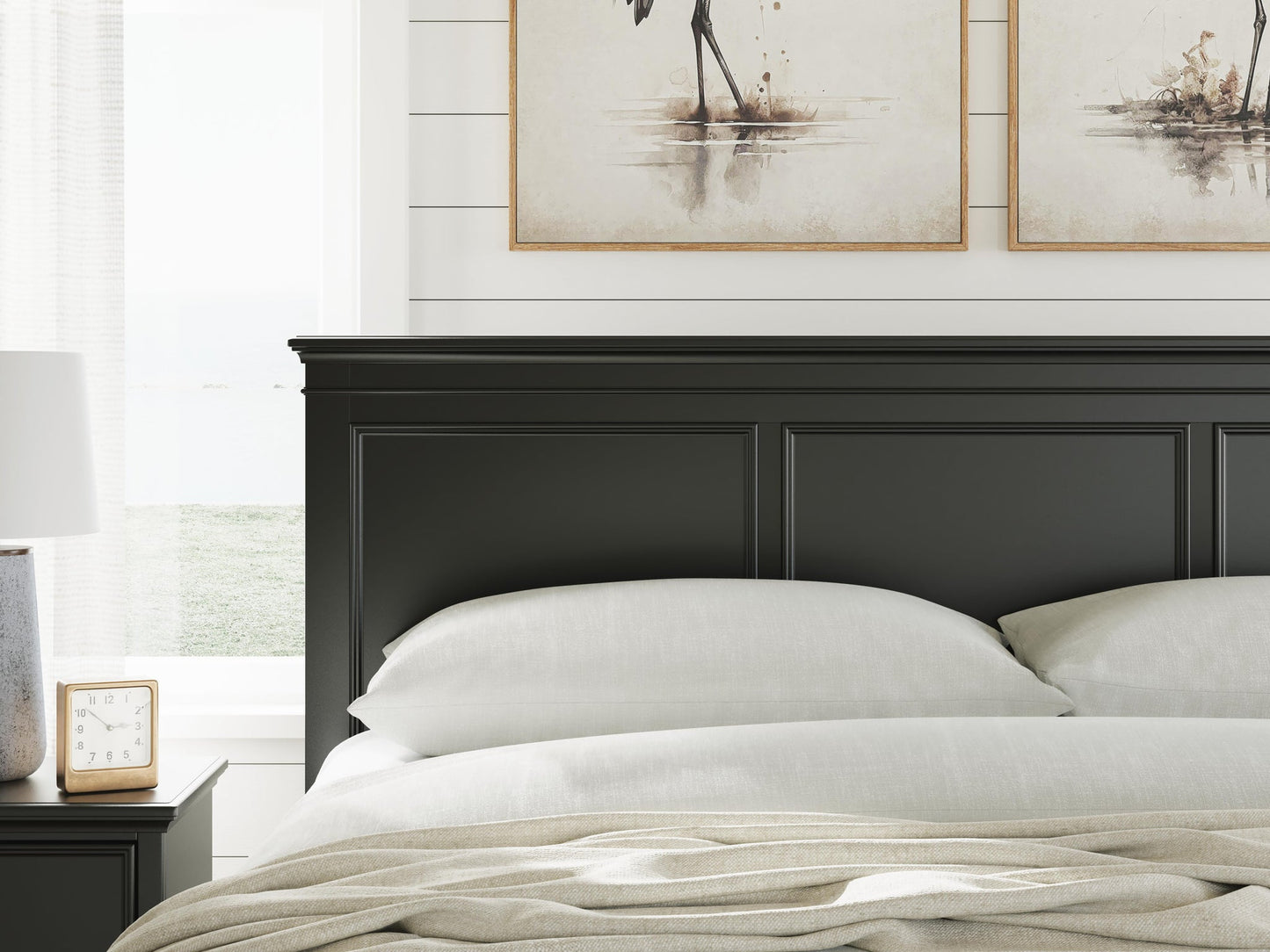 Lanolee  Panel Storage Bed, Dresser And Mirror