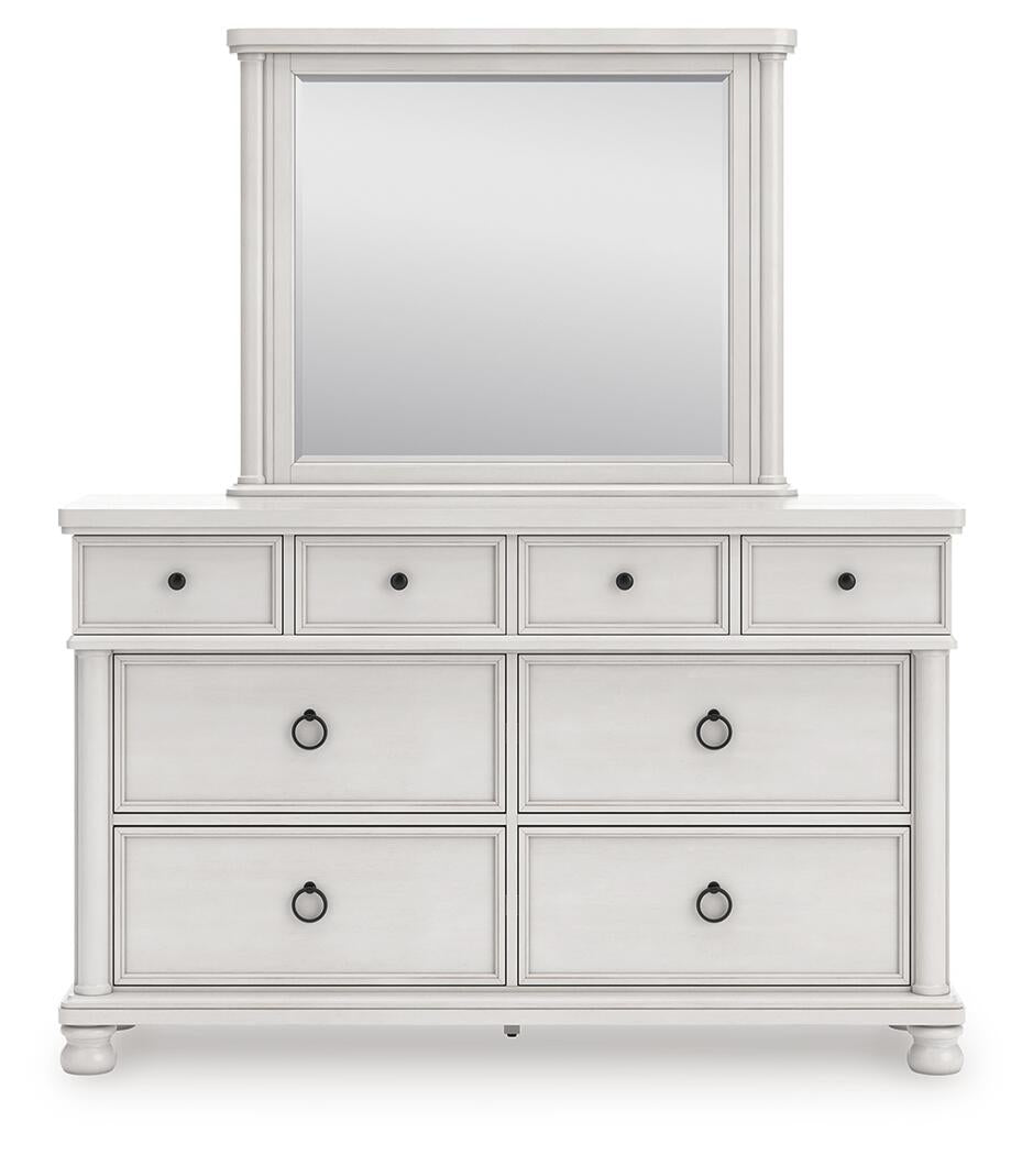 Chadworth California  Poster Bed, Dresser, Mirror And Nightstand