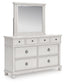 Chadworth California  Poster Bed, Dresser, Mirror And Nightstand