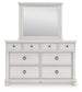 Chadworth  Poster Bed, Dresser And Mirror
