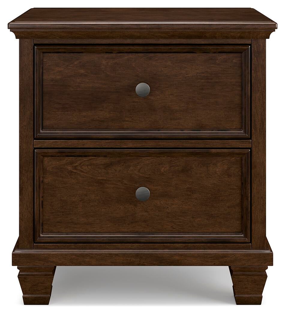 Danabrin California  Panel Storage Bed, Dresser, Mirror And Nightstand