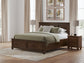 Danabrin California  Panel Storage Bed, Dresser, Mirror And Nightstand