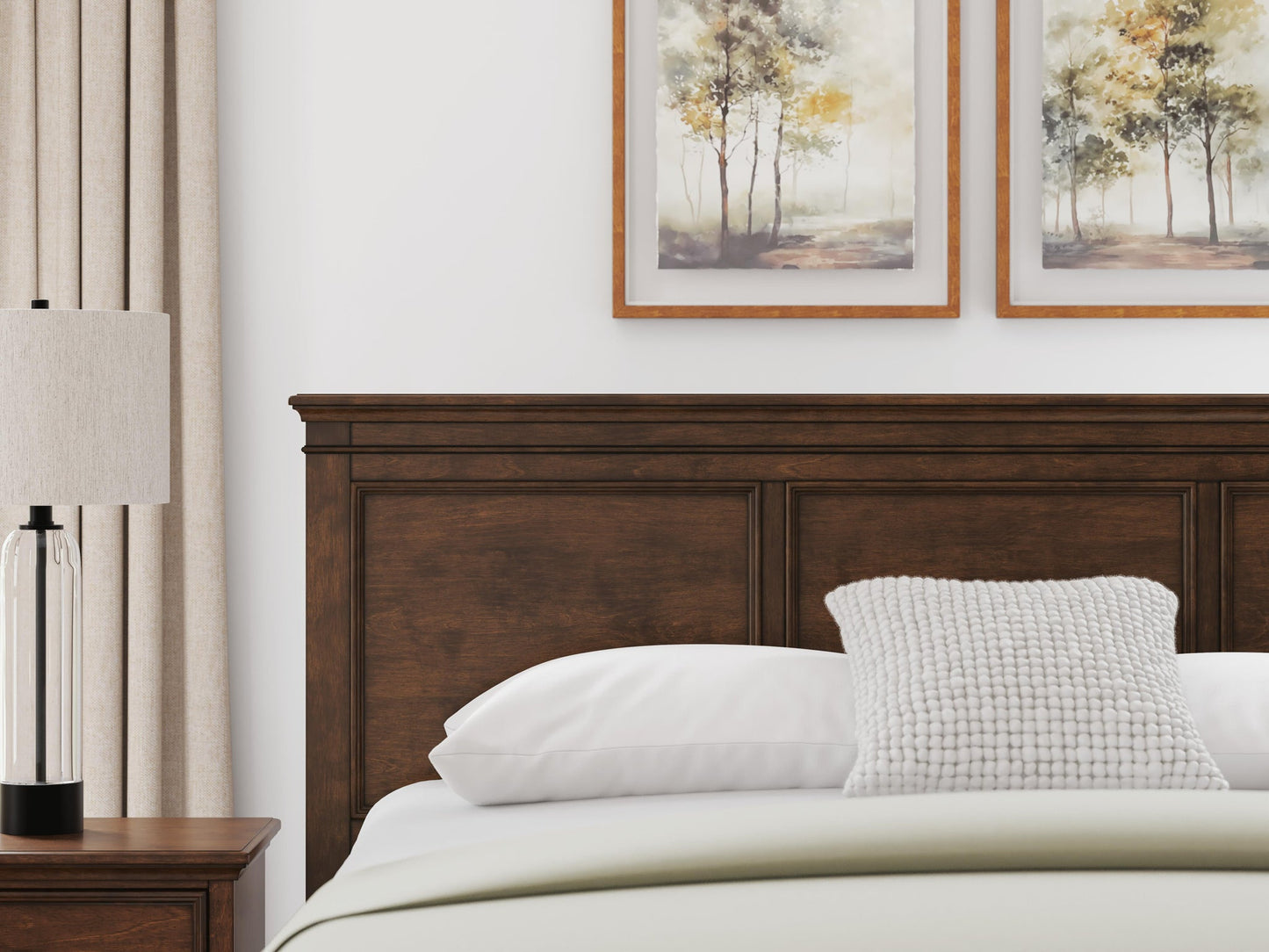 Danabrin California  Panel Storage Bed, Dresser, Mirror And Nightstand