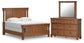 Chadworth  Poster Bed With Mirrored Dresser