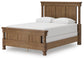Rowlenstown  Poster Bed With Mirrored Dresser