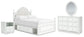 Maylilly  Upholstered Panel Storage Bed, Dresser, Mirror And Nightstand