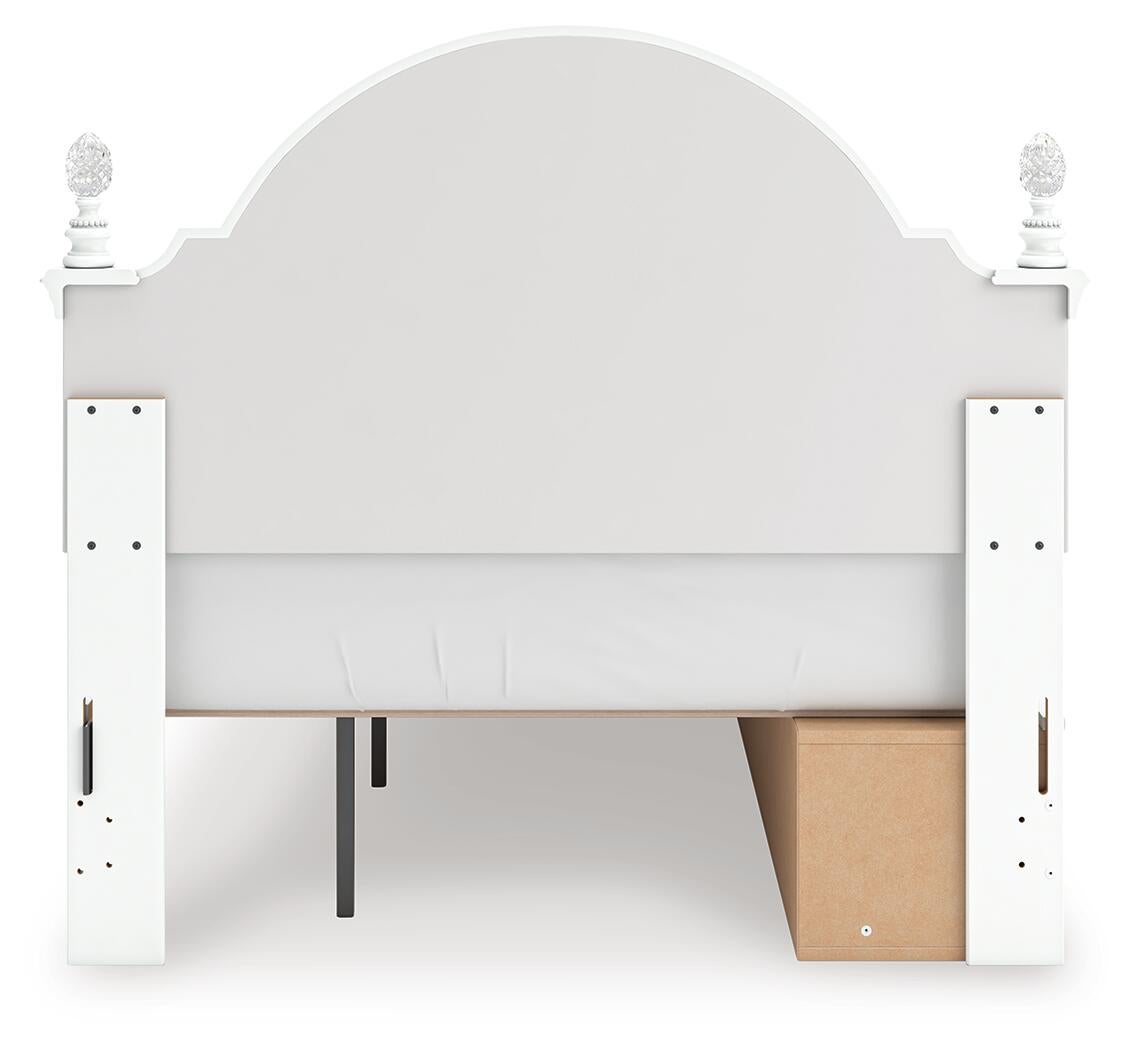 Kozlani  Upholstered Panel Storage Bed, Dresser, Mirror And Nightstand