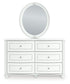 Maylilly  Upholstered Panel Storage Bed, Dresser And Mirror