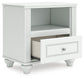 Maylilly  Upholstered Panel Bed, Dresser, Mirror And Nightstand