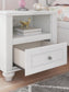 Maylilly  Upholstered Panel Bed, Dresser, Mirror And Nightstand