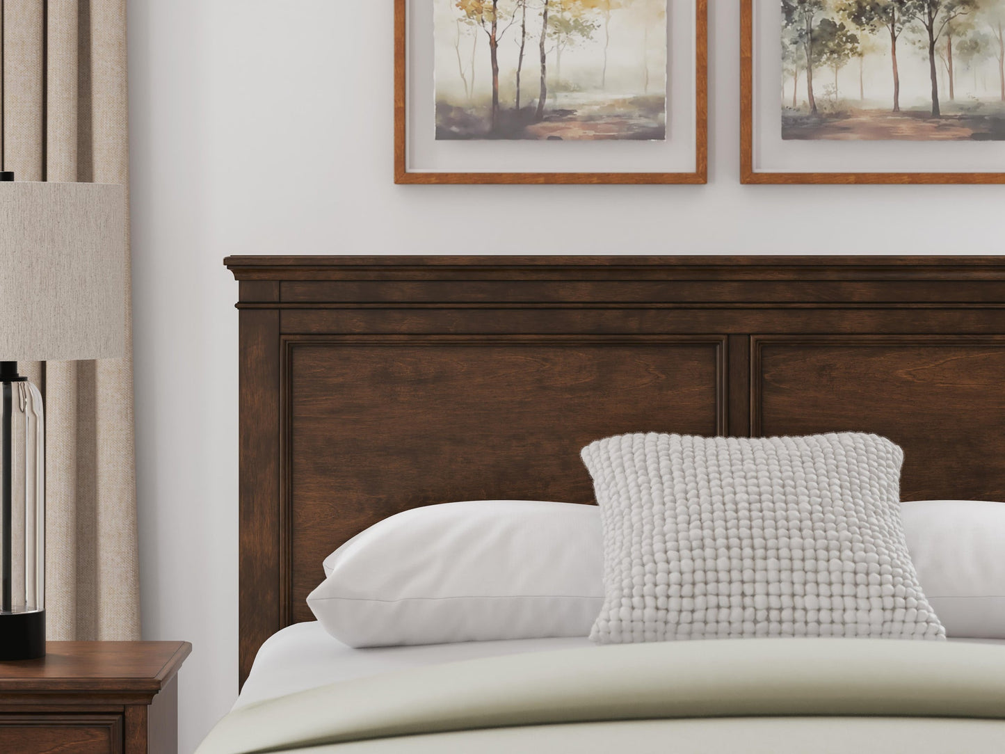 Danabrin  Panel Storage Bed, Dresser And Mirror