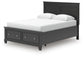 Lanolee  Panel Storage Bed, Dresser And Mirror