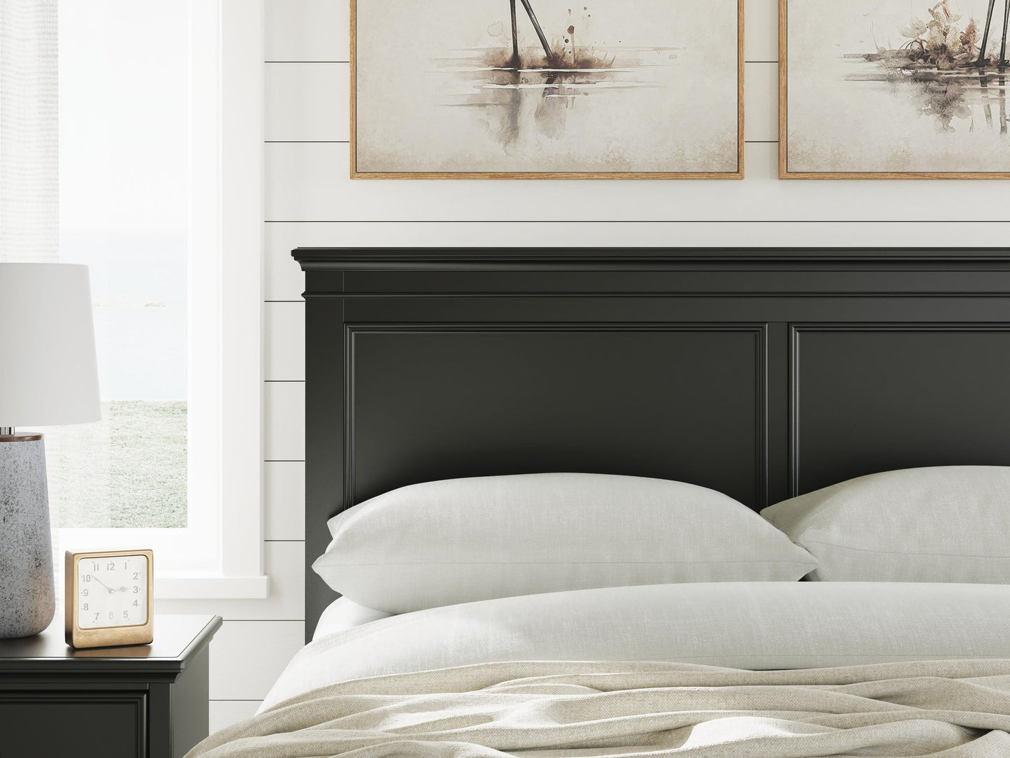 Lanolee  Panel Storage Bed, Dresser And Mirror
