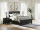 Lanolee  Panel Storage Bed, Dresser And Mirror