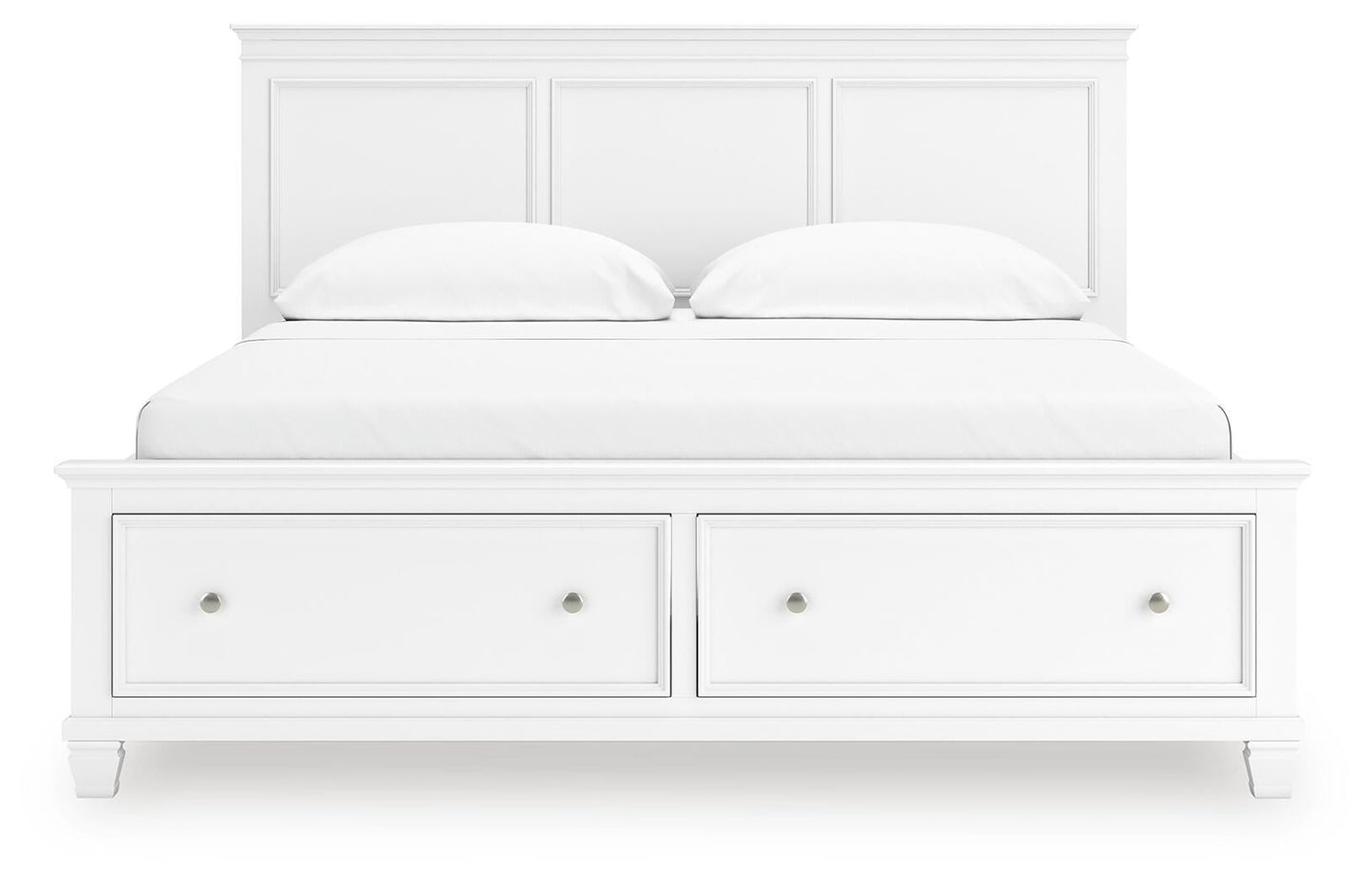 Fortman California  Panel Storage Bed, Dresser And Mirror