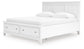 Fortman California  Panel Storage Bed, Dresser And Mirror