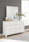 Fortman California  Panel Storage Bed, Dresser And Mirror