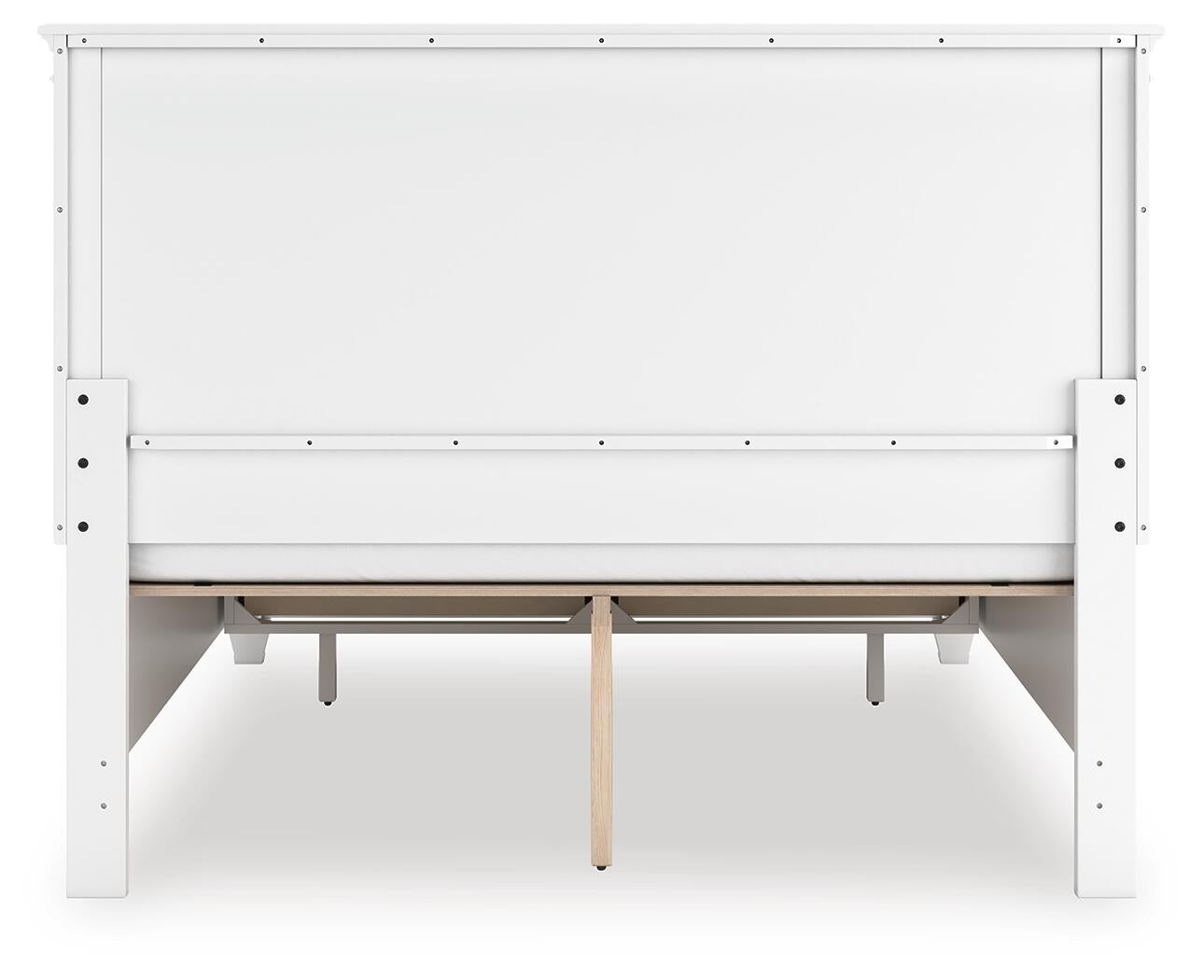 Fortman  Panel Storage Bed With Mirrored Dresser And Nightstand