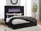 Tayleena  Upholstered Bed With Fireplace And Wireless Audio